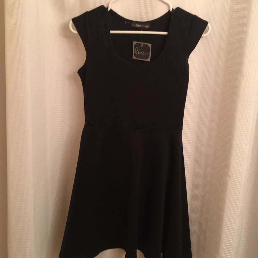 *NWT* LBD Fit and Flare Black Dress
